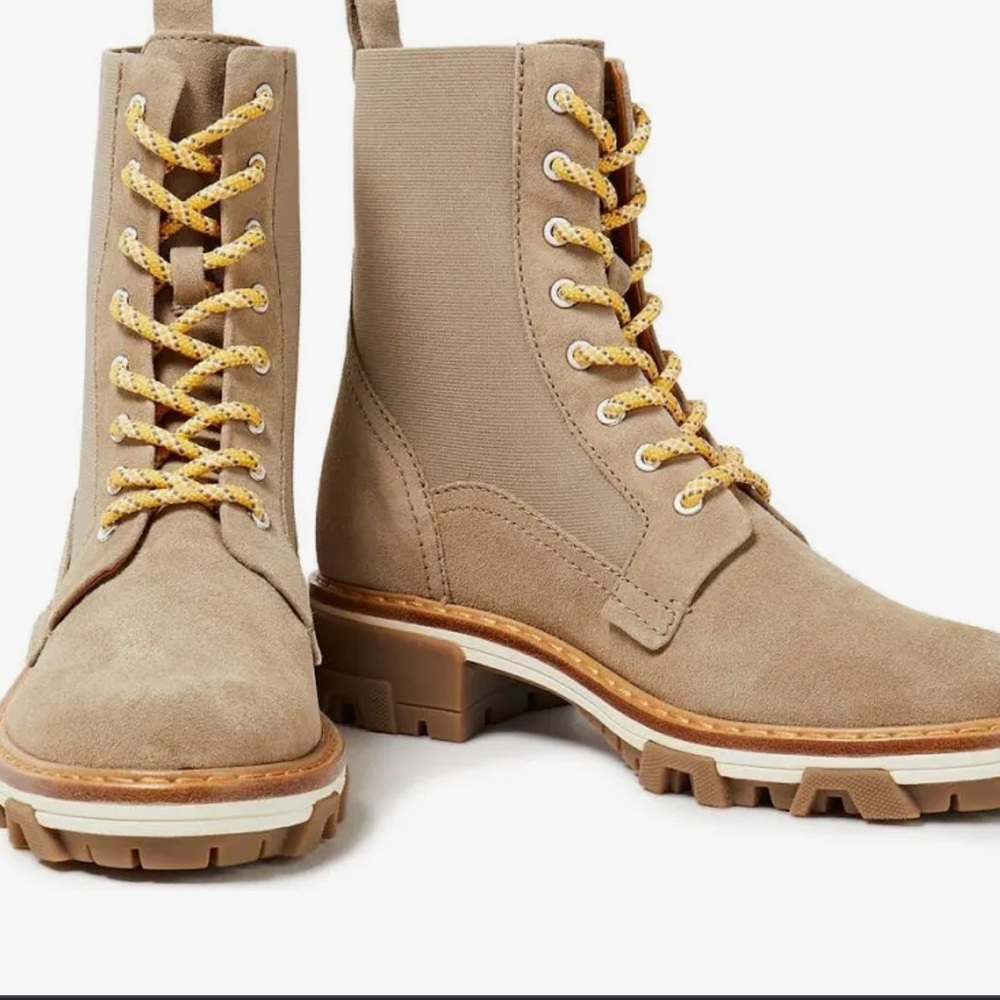 Rag & bone lace up suede boots